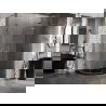 Mexen Lunar L полуокръгла душ кабина дясна 90 x 70 см, прозрачна, розово злато - 833L-090P-070L-60-00
