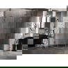 Mexen Lunar L полукръгла душ кабина с врата дясна 90 x 80 см, прозрачна, розово злато - 833L-090P-080L-60-00