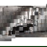 Mexen Lunar L право полукръгла душ кабина, завъртаща се, 100 x 80 см, прозрачно, розово злато - 833L-100P-080L-60-00