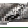 Mexen Lunar L полукръгла душ кабина с отварящи се врати, дясна 100 x 90 см, прозрачна, розово злато - 833L-100P-090L-60-00