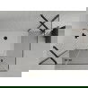 Mexen Рома душ кабина на hinges 80 x 90 см, прозрачен, черен + Flat под, бял - 854-080-090-70-00-4010B