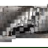 Mexen Lunar L полуовален душ кабина, дясно отваряне 90 x 80 см, прозрачен, gun metal - 833L-090P-080L-95-00