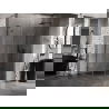 Mexen Lunar L полуовален душ кабина, дясно отваряне 90 x 80 см, прозрачен, gun metal - 833L-090P-080L-95-00