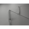 Душ кабина Mexen Lunar Duo с отварящи се врати 110 x 90 см, прозрачна, хром - 834-110L-090P-01-00
