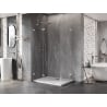 Душ кабина Mexen Lunar Duo с отварящи се врати 110 x 90 см, прозрачна, хром - 834-110L-090P-01-00