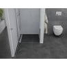 Mexen Pretoria душ врати с люлеещи се врати 70 см, прозрачен, хром - 852-070-000-01-00