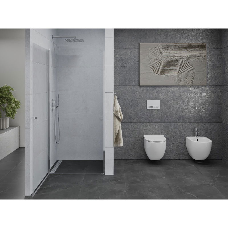 Mexen Pretoria душ врати 80 cm, прозрачни, хром - 852-080-000-01-00