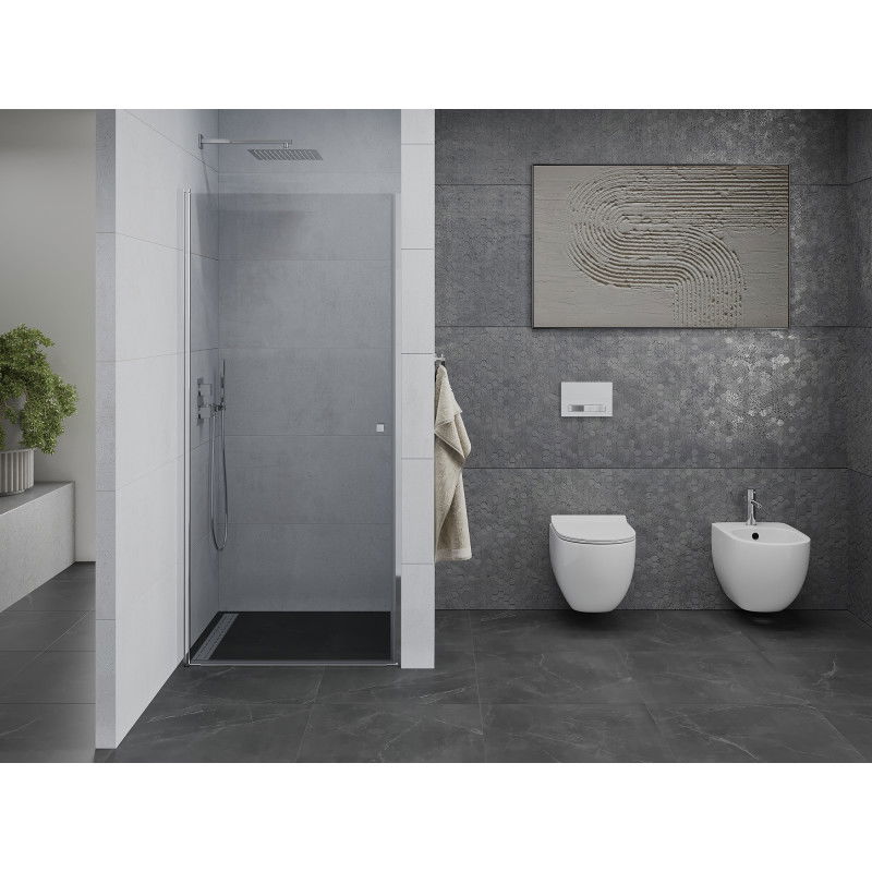 Mexen Pretoria душ врати 80 cm, прозрачни, хром - 852-080-000-01-00