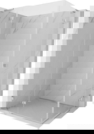 Mexen Lunar L Duo лява отваряща се душ кабина 90 x 80 см, прозрачна, хром - 834L-090L-080P-01-00