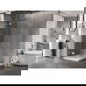 Mexen Lunar Duo отваряема душ кабина 120 x 120 см, прозрачна, хром - 834-120L-120P-01-00