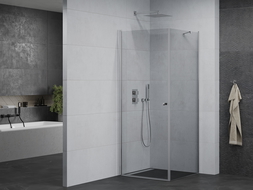 Mexen Pretoria душ кабина с отваряне 80 x 80 см, прозрачна, хром - 852-080-080-01-00