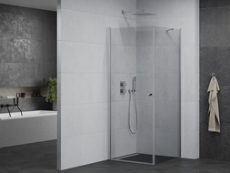 Mexen Pretoria душ кабина с врати 80 x 80 см, прозрачна, хром - 852-080-080-01-00
