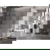 Mexen Lunar L Duo душ кабина с разгъваема врата 120 x 80 см, прозрачен, хром - 834L-120L-080P-01-00