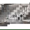 Mexen Lunar L Duo душ кабина с разгъваема врата 120 x 80 см, прозрачен, хром - 834L-120L-080P-01-00
