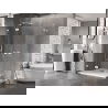 Mexen Lunar Duo душ кабина плъзгаща се 100 x 85 см, прозрачна, бяла - 834-100L-085P-20-00