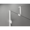 Mexen Lunar Duo душ кабина 105 x 105 см, прозрачна, бяла - 834-105L-105P-20-00