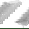 Mexen Lunar Duo сгъваема душ кабина 110 x 70 см, прозрачна, бяла - 834-110L-070P-20-00