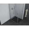 Mexen Pretoria люлееща се душ кабина 75 x 90 см, прозрачна, хром - 852-075-090-01-00
