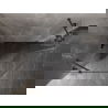 Mexen Lunar петстенна душ кабина с отваряема врата лява 100 x 90 см, прозрачен, gun metal - 831-100L-090P-95-00-L
