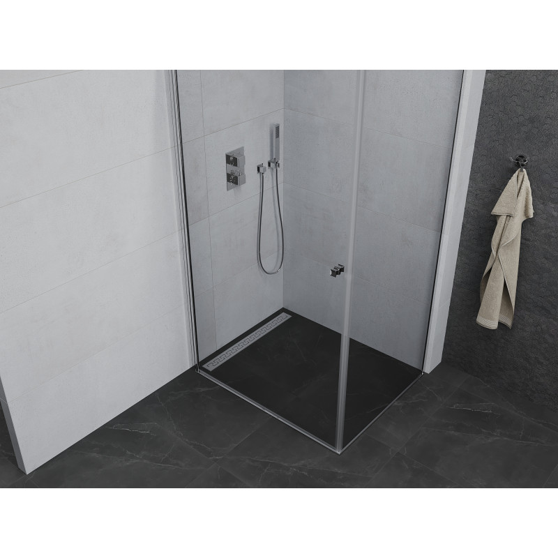 Mexen Pretoria люлееща се душ кабина 85 x 80 см, прозрачна, хром - 852-085-080-01-00