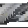 Mexen Pretoria душ кабина отваряема 85 x 90 см, прозрачна, хром - 852-085-090-01-00