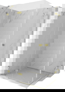 Mexen Lunar Duo лява врата за душ кабина 110 x 90 см, прозрачна, златист - 834-110L-090P-50-00