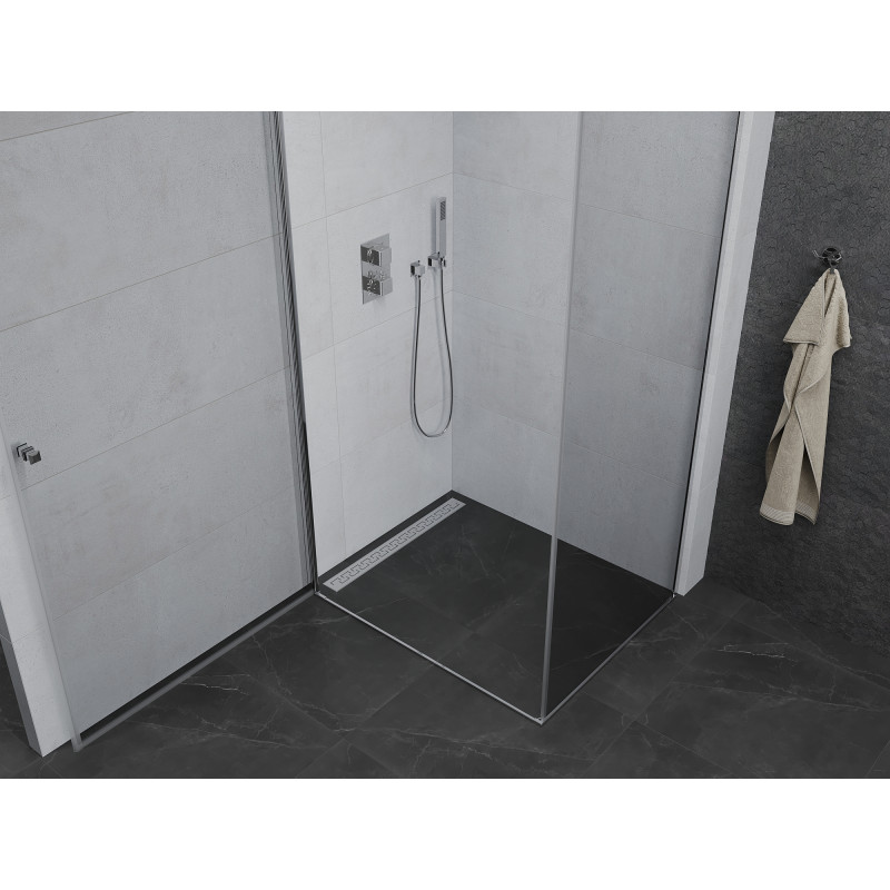 Mexen Pretoria душ кабина с отваряеми врати 95 x 100 см, прозрачна, хром