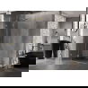 Душ кабина Mexen Lunar Duo 90 x 80 см, прозрачна, златна четка - 834-090L-080P-55-00