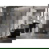 Душ кабина Mexen Lunar Duo 90 x 80 см, прозрачна, златна четка - 834-090L-080P-55-00