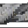 Mexen Pretoria душ кабина отваряем 70 x 100 см, прозрачен, златен - 852-070-100-50-00