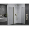 Mexen Pretoria душ кабина с врата, 80 x 100 см, прозрачен, златен - 852-080-100-50-00