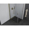 Mexen Pretoria отваряща се душ кабина 80 x 100 см, прозрачна, златна - 852-080-100-50-00
