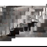 Душ кабина Mexen Lunar Duo с врата 90 x 85 см, прозрачна, розово злато - 834-090L-085P-60-00