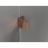 Mexen Lunar Duo надстройка за душ 95 x 70 cm, прозрачно, розово злато - 834-095L-070P-60-00
