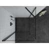 Mexen Pretoria душ кабина отваряем 90 x 90 см, прозрачна, черна - 852-090-090-70-00