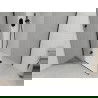 Mexen Roma душ кабина 120 x 80 см, прозрачна, черна + плосък поддушов корито, бял - 854-120-080-70-00-4010B