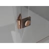 Mexen Lunar Duo душ кабина с врати 100 x 85 см, прозрачна, розово злато - 834-100L-085P-60-00