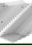 Mexen Lunar Duo душ кабина, отваряща се наляво, 100 x 90 см, прозрачна, розово злато - 834-100L-090P-60-00