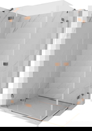 Mexen Lunar Duo лява отваряема душ кабина 120 x 80 см, прозрачна, розово злато - 834-120L-080P-60-00