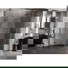 Mexen Lunar петстенно право отваряема душ кабина 100 x 80 см, прозрачна, gun metal - 831-100P-080L-95-00-P