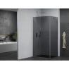 Mexen Pretoria душ кабина с отваряне 70 x 90 см, графит, хром - 852-070-090-01-40