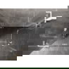 Mexen Lunar L Duo окачваща душ кабина 100 x 70 см, прозрачна, бяла - 834L-100L-070P-20-00