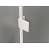 Mexen Lunar L Duo душ кабина с отваряща се врата 105 x 80 см, прозрачна, бяла - 834L-105L-080P-20-00