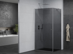 Mexen Pretoria душ кабина отваряема 80 x 100 см, графит, хром - 852-080-100-01-40