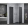 Mexen Pretoria отворена душ кабина 80 x 80 см, графит, хром - 852-080-080-01-40