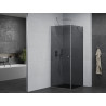 Mexen Pretoria отворена душ кабина 80 x 80 см, графит, хром - 852-080-080-01-40