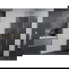 Mexen Pretoria душ кабина с падаща врата 90 x 90 см, графит, хром - 852-090-090-01-40