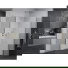 Mexen Pretoria Duo душ кабина отваряема 80 x 80 cm, прозрачна, хром - 852-080-080-02-00