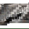 Душ кабина Mexen Lunar L Duo отваряема 110 x 95 см, прозрачна, златна - 834L-110L-095P-50-00