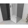 Mexen Roma душ кабинa с отваряща се врата 80 x 100 см, графит, хром + плосък